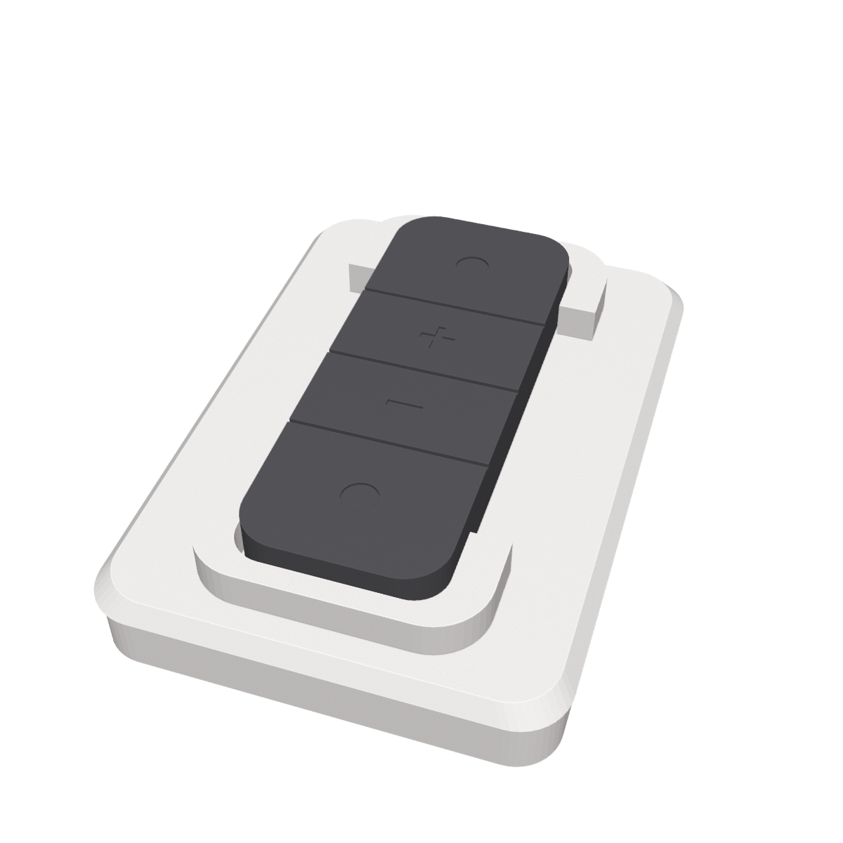Switchless Dock met de Philips Hue dimmer in de houder (kleur: wit)