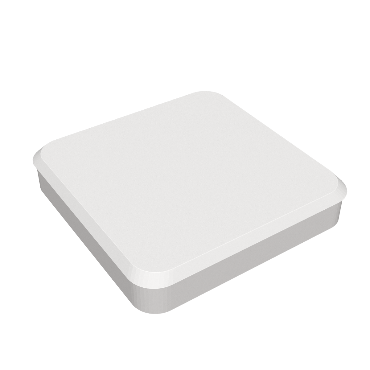 Switchless Facet in wit, van schuin boven (kleur: wit)