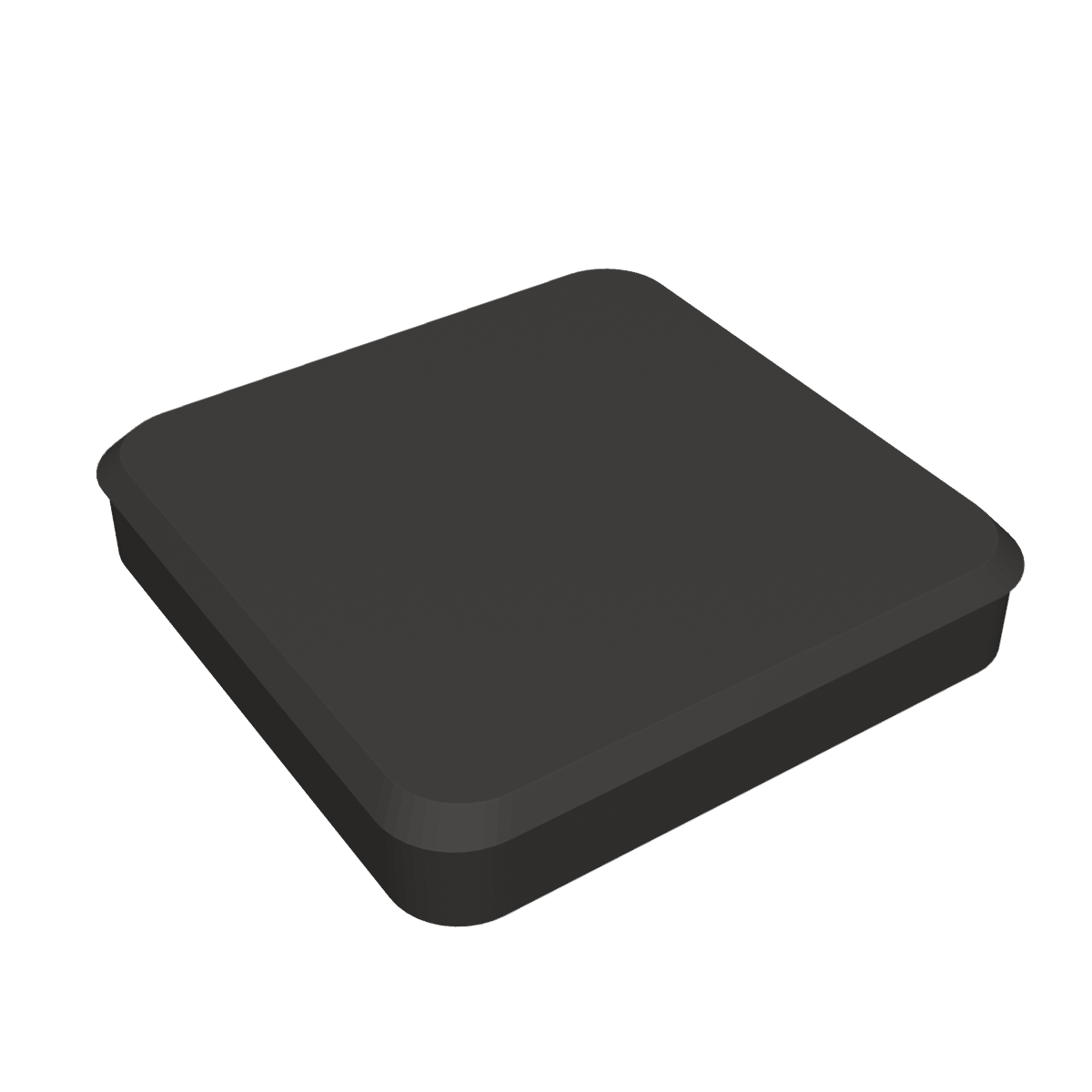 Switchless Facet in zwart, van schuin boven (kleur: zwart)