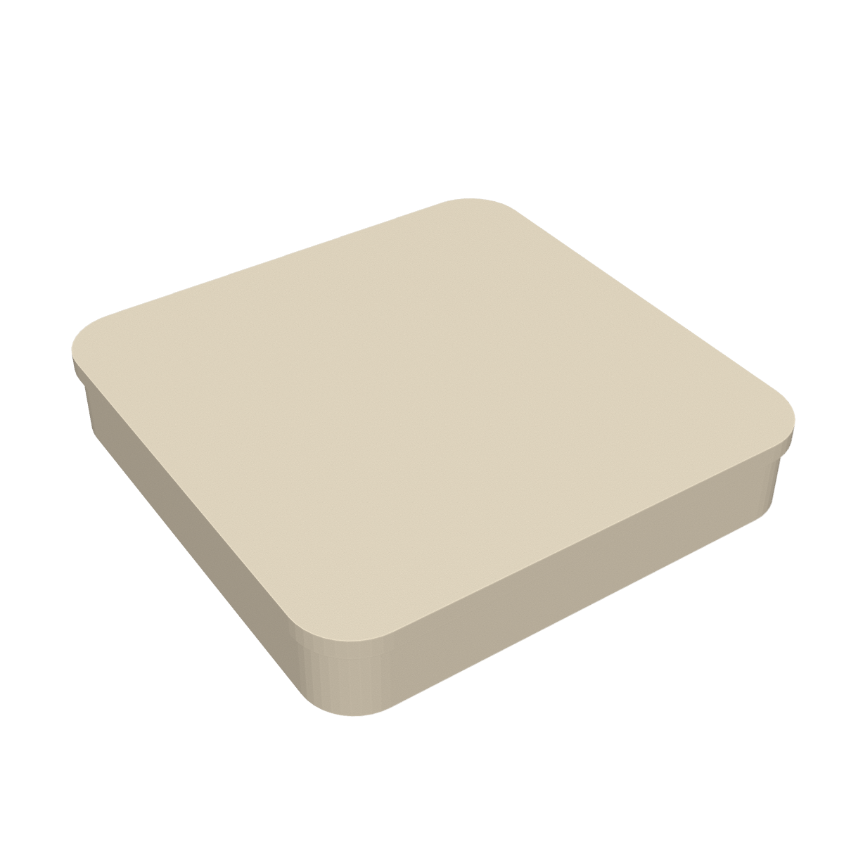 Switchless Pure in crème, van schuin boven (kleur: crème)