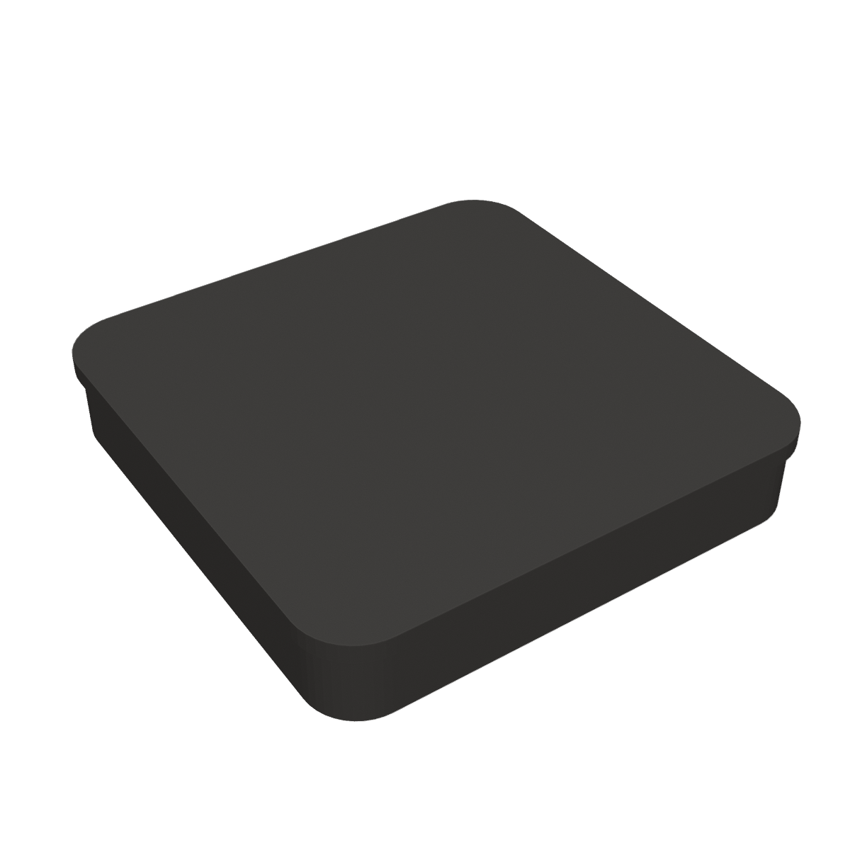 Switchless Pure in zwart, van schuin boven (kleur: zwart)